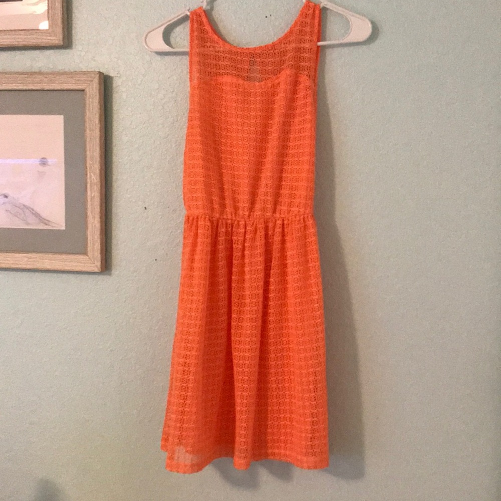 Kids orange dress